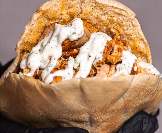 Student pita sandwich