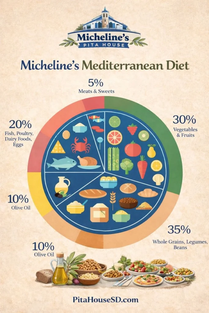 Mediterranean Diet Food chart